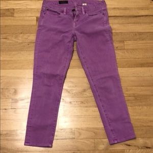 Jcrew 29 toothpick ankle jeans